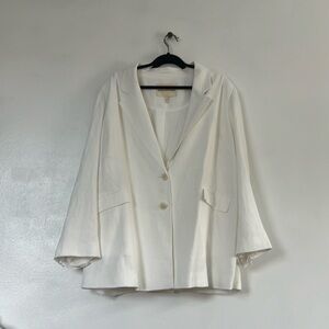 Mara Hoffman Tatum Hemp Blazer in White